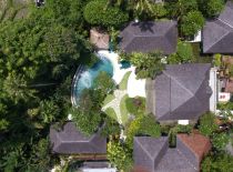 Villa Bougainvillea, Photo aérienne